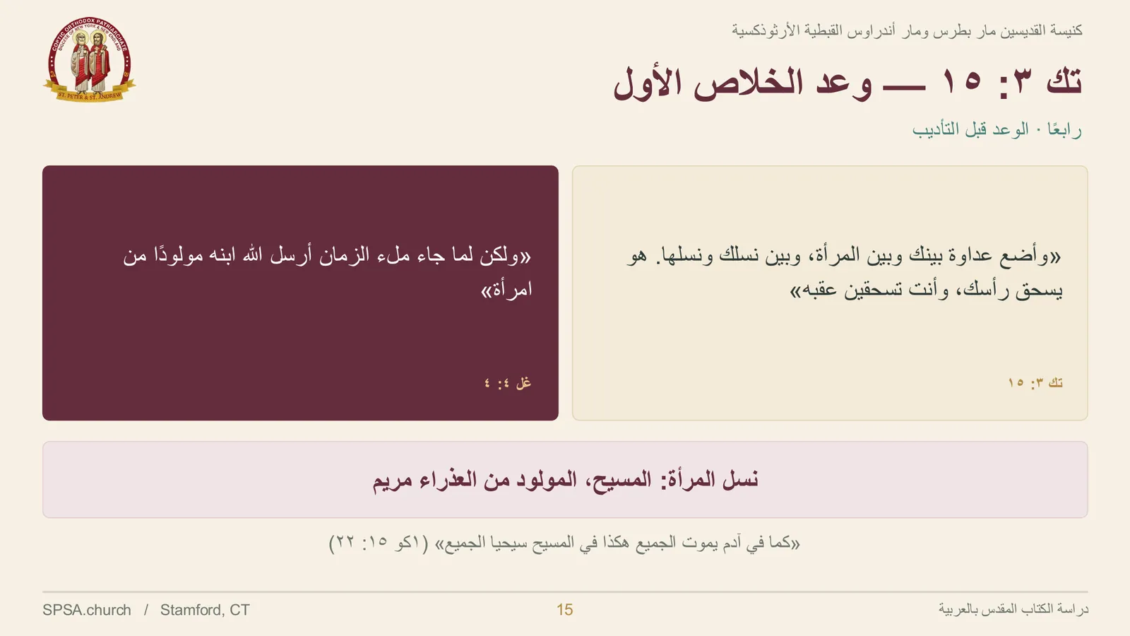 الشريحة ١٥ من ٣١