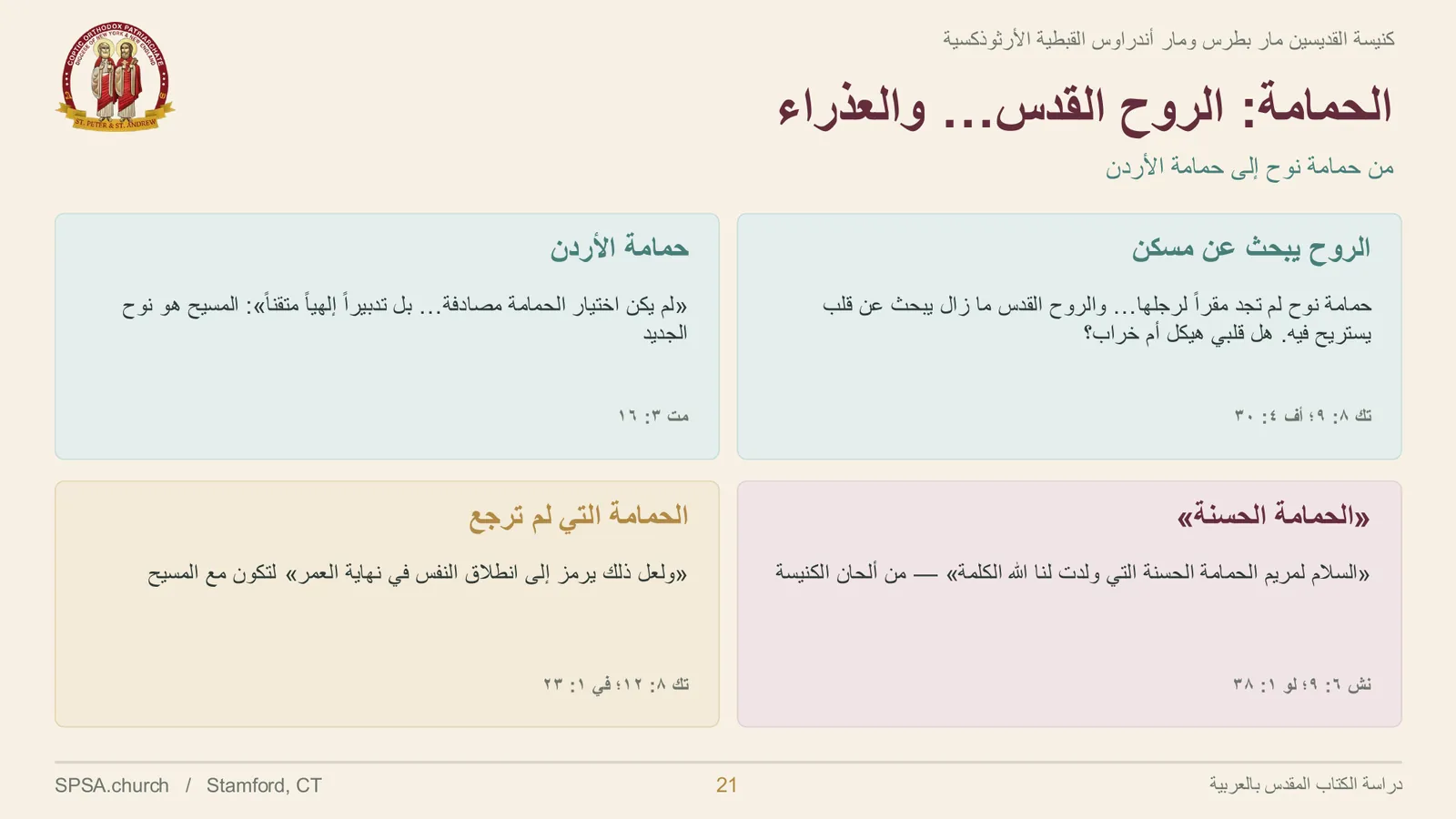 الشريحة ٢١ من ٣٤
